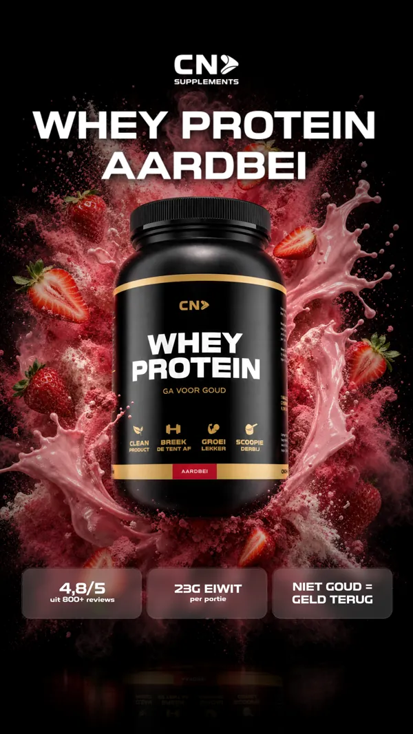 Advertentie: 23 gram eiwit per portie