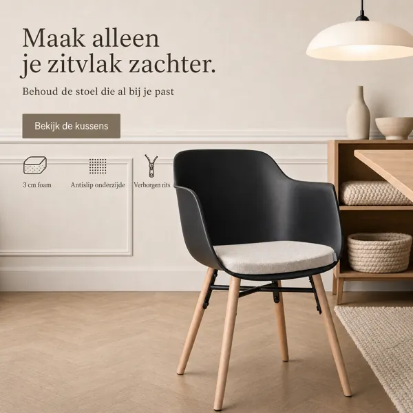 Maak alleen je zitvlak zachter., 1:1
