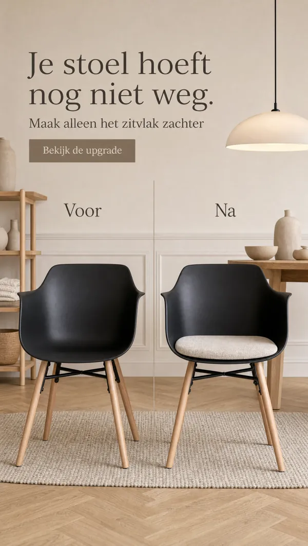 Advertentie: Je stoel hoeft nog niet weg.