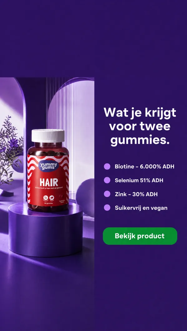 Advertentie: Wat je krijgt voor twee gummies