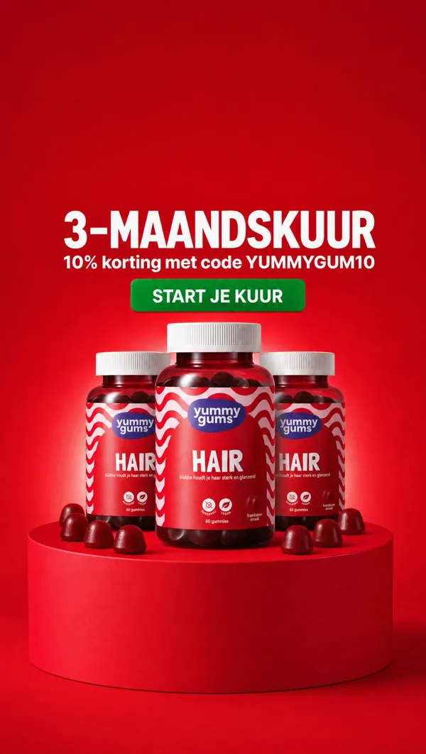 Advertentie: 3-maandskuur 10% korting met code YUMMYGUM10